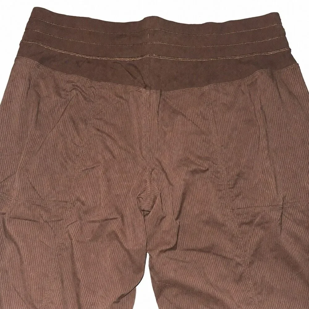 Lululemon Dance Studio Mid-Rise Pants Women 14 Walnut Crunch Brown 31”